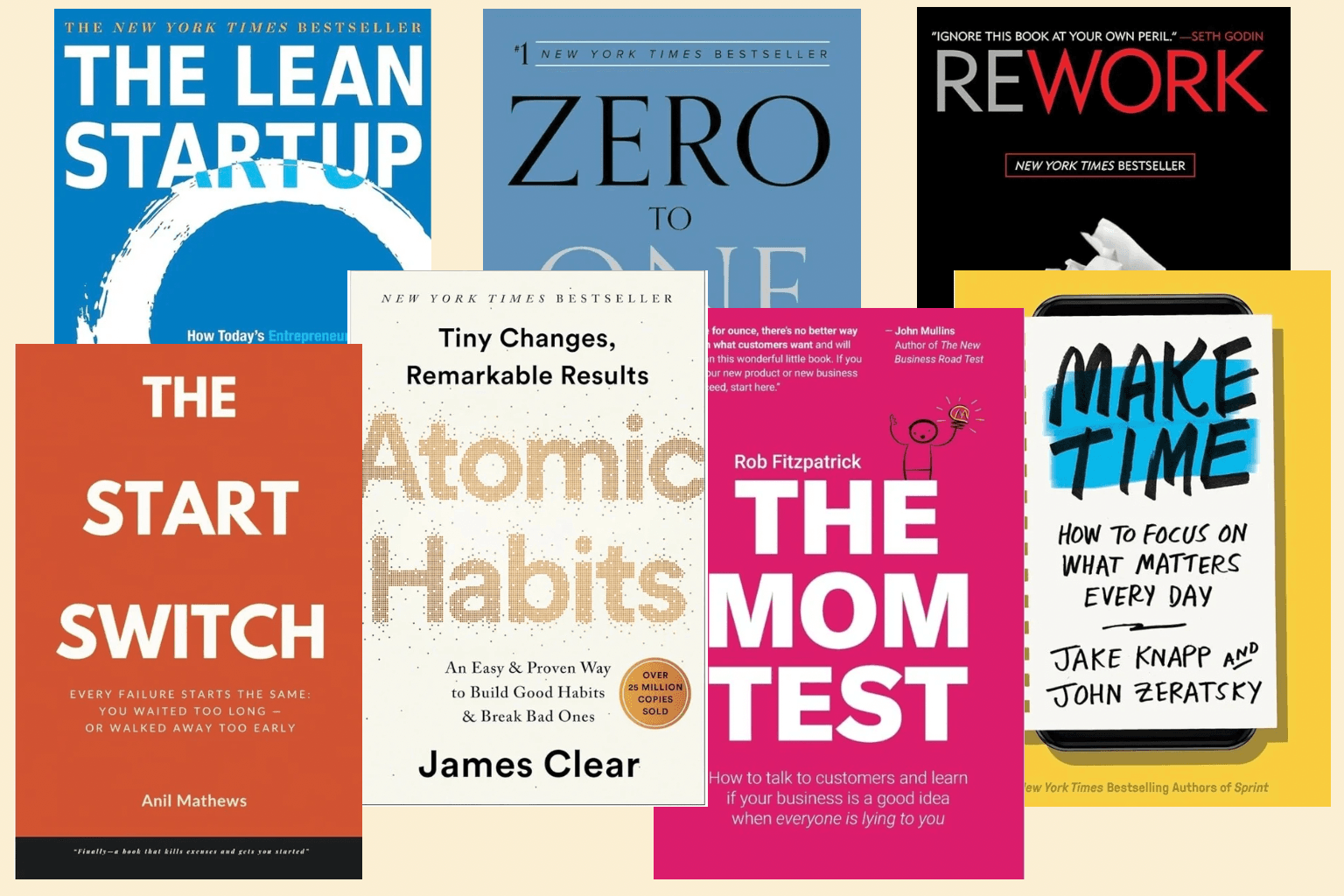 7 Best books for first-time founders who procrastinate
